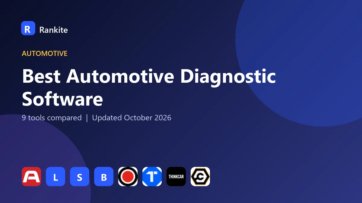 Best Automotive Diagnostic Software in 2026: 9 Tools Compared