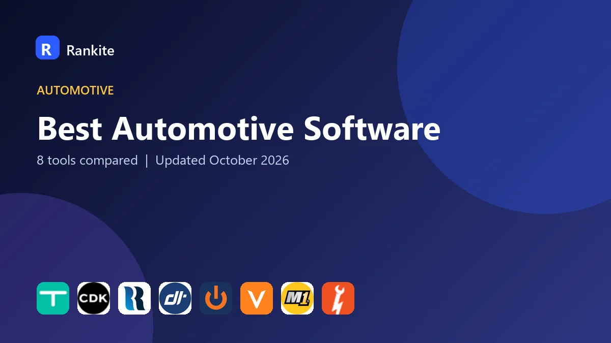 Best Automotive Software: 8 Tools Compared