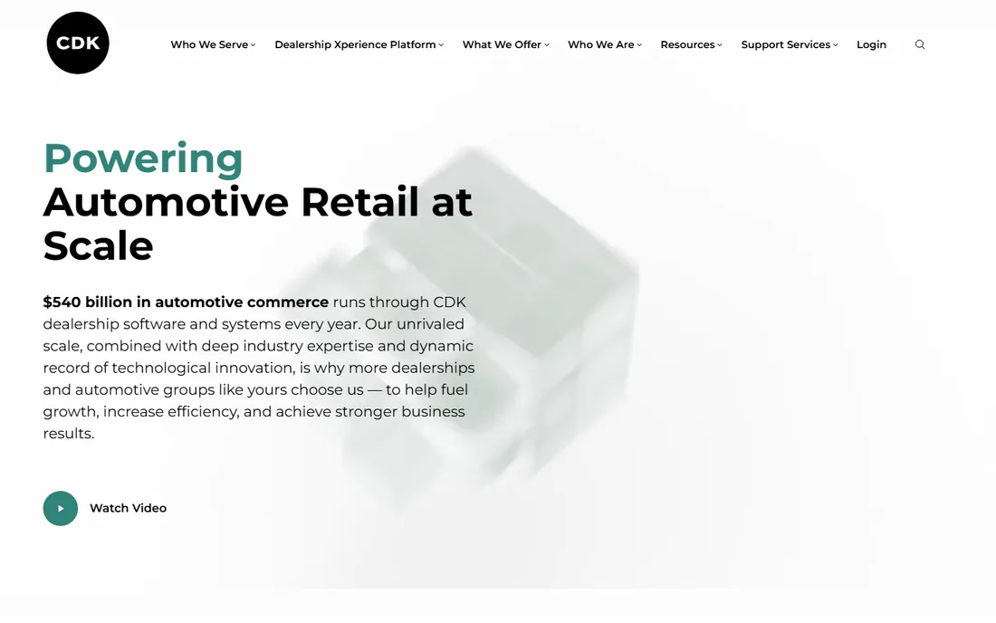 CDK Global homepage