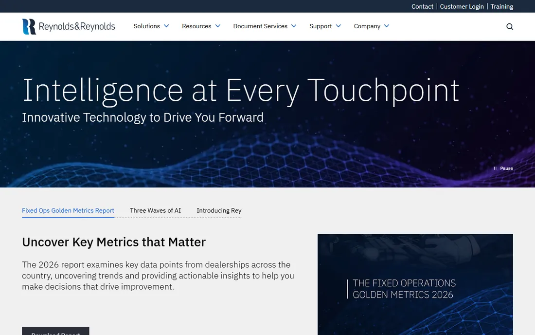 Reynolds and Reynolds homepage