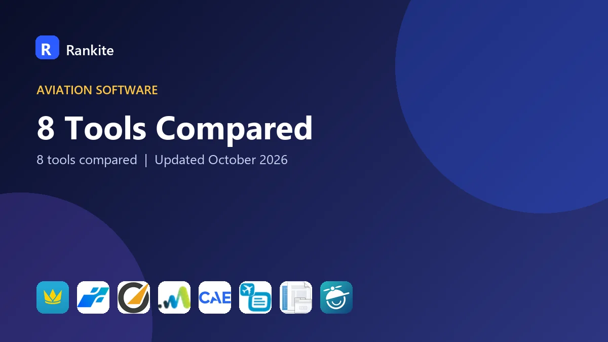 8 Tools Compared: Best Aviation Authoring Software for 2026