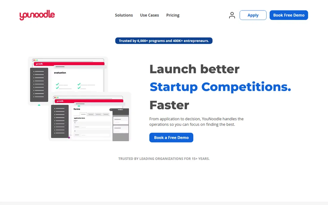 YouNoodle homepage