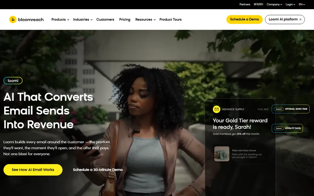 Bloomreach homepage