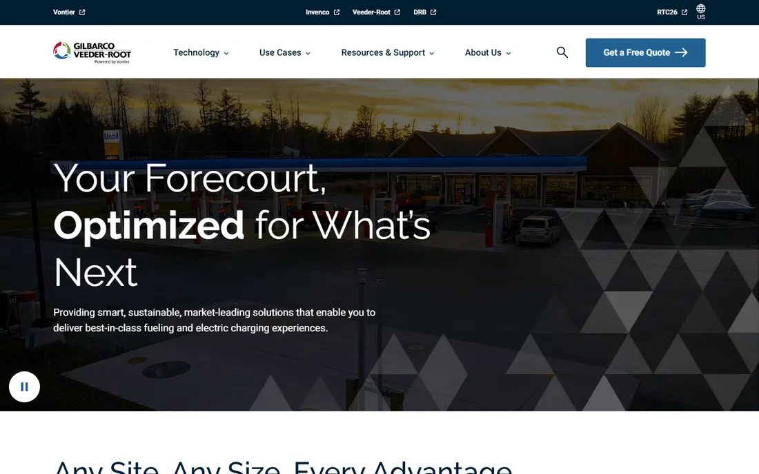 Gilbarco Veeder-Root homepage