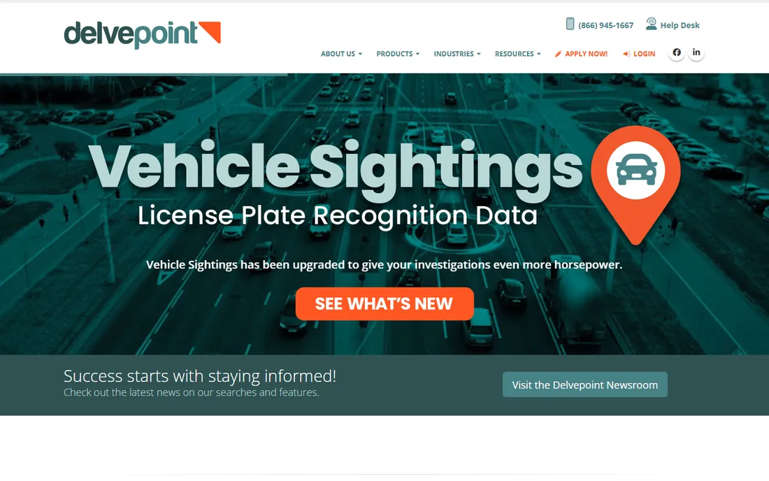 Delvepoint homepage