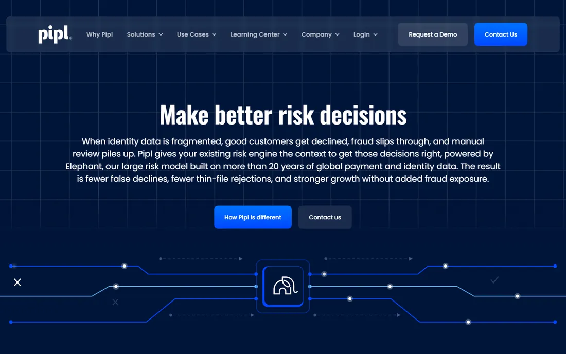 Pipl homepage