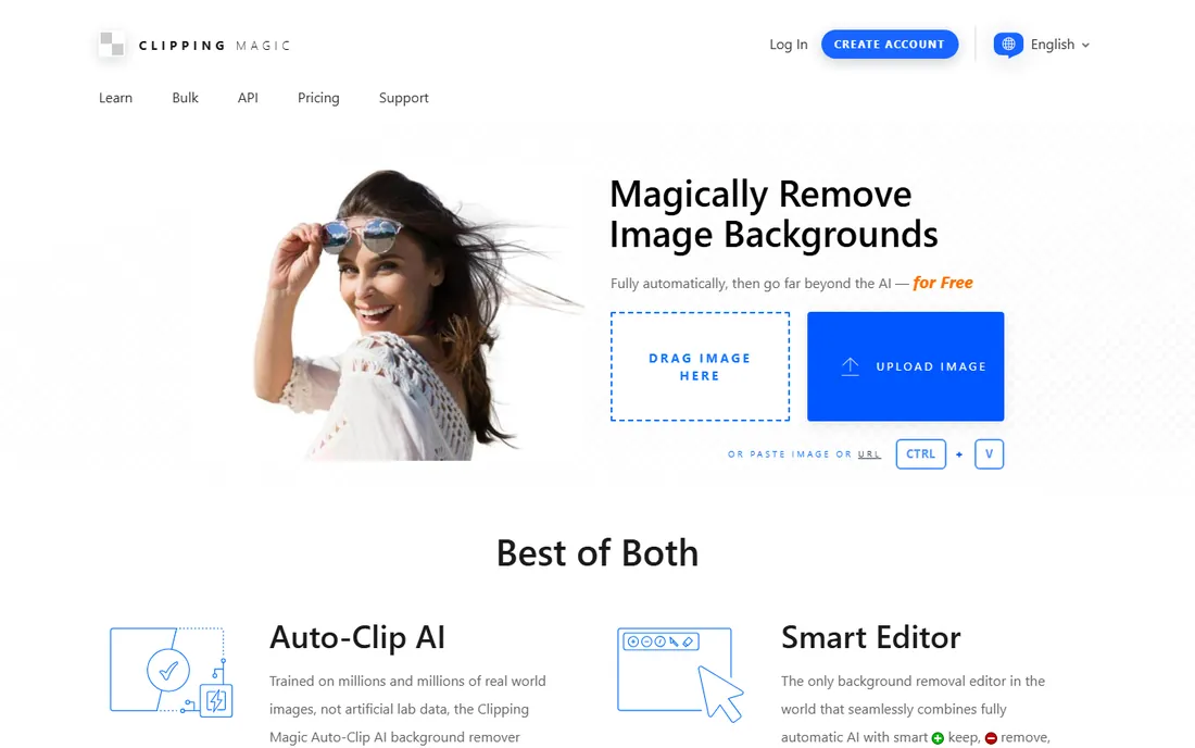 Clipping Magic homepage