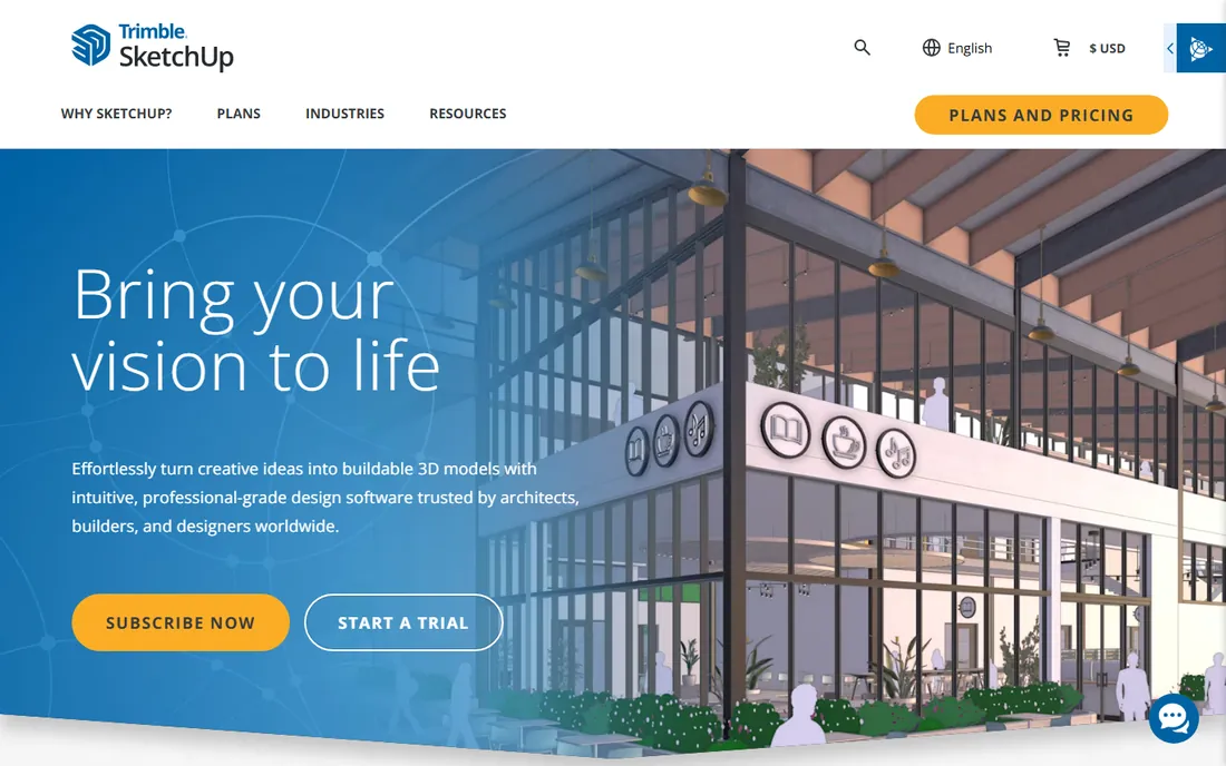 SketchUp Free homepage