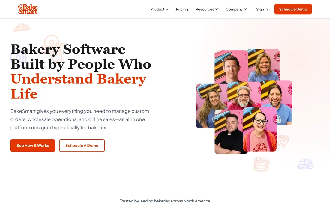 BakeSmart homepage