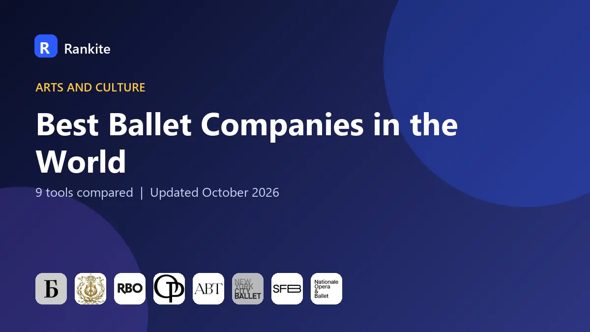 Best Ballet Companies in the World in 2026: 9 Companies Compared