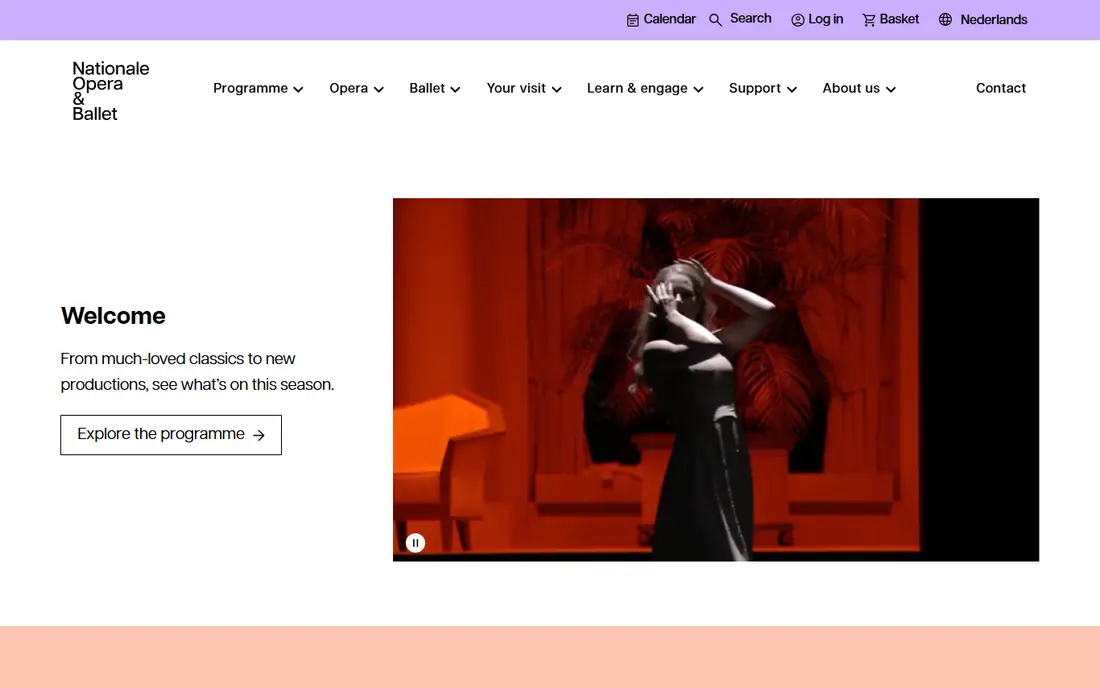 Dutch National Ballet homepage