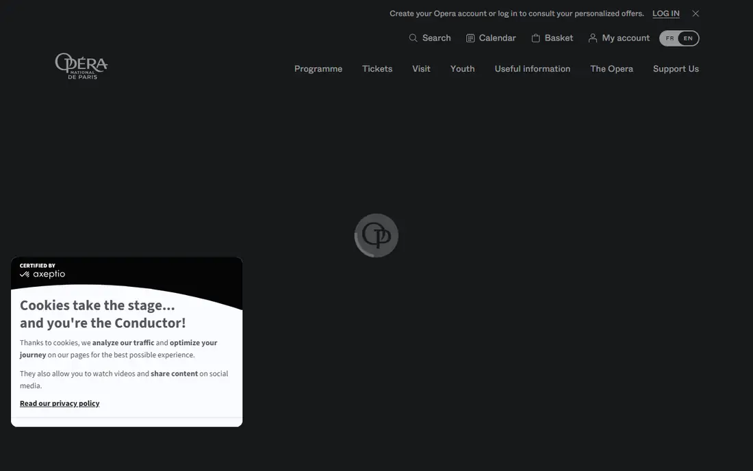 Paris Opera Ballet homepage