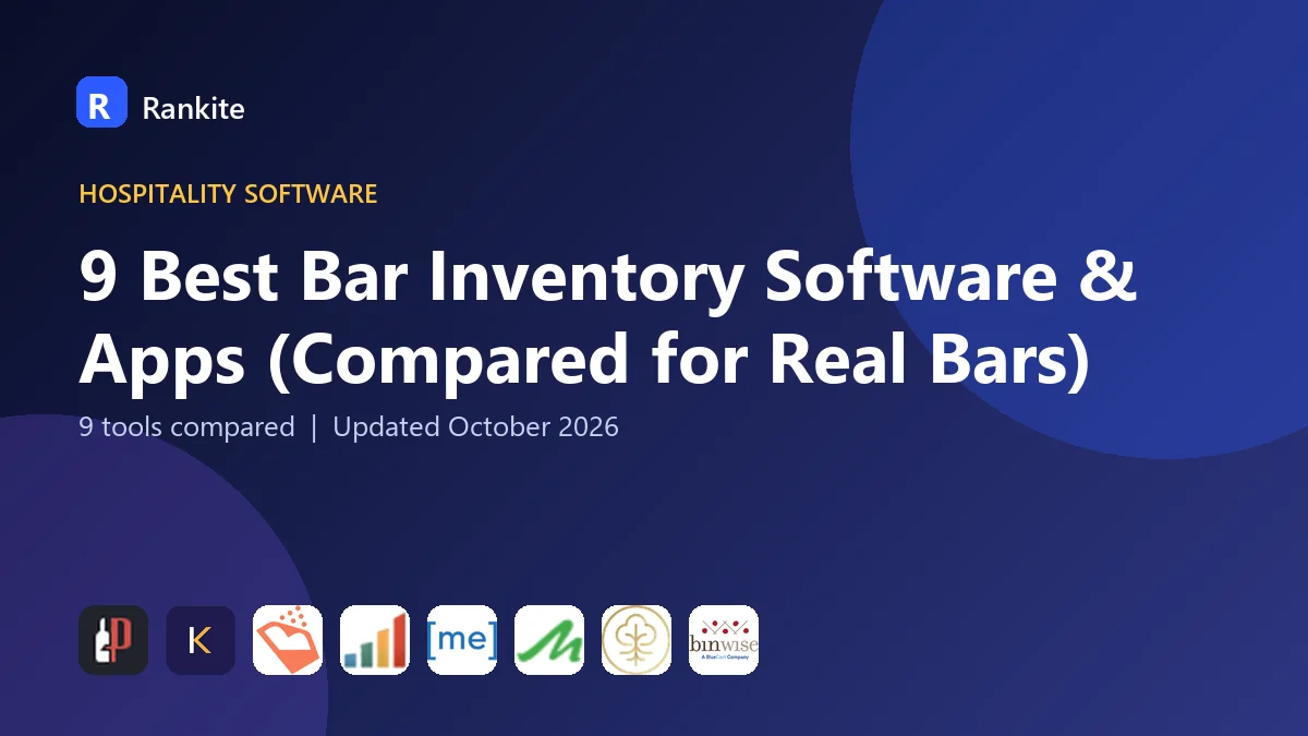 9 Best Bar Inventory Software & Apps for 2026 (Compared for Real Bars)