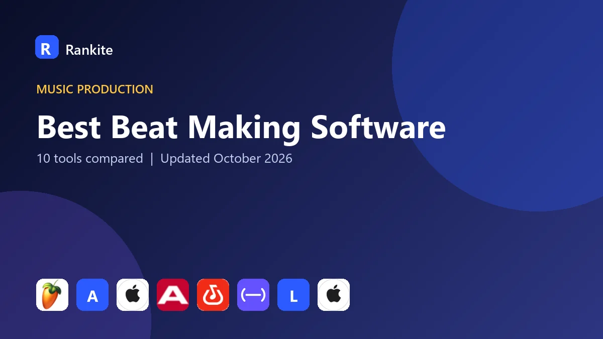 Best Beat Making Software in 2026: 10 Tools Compared