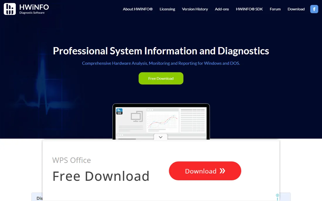 HWiNFO homepage