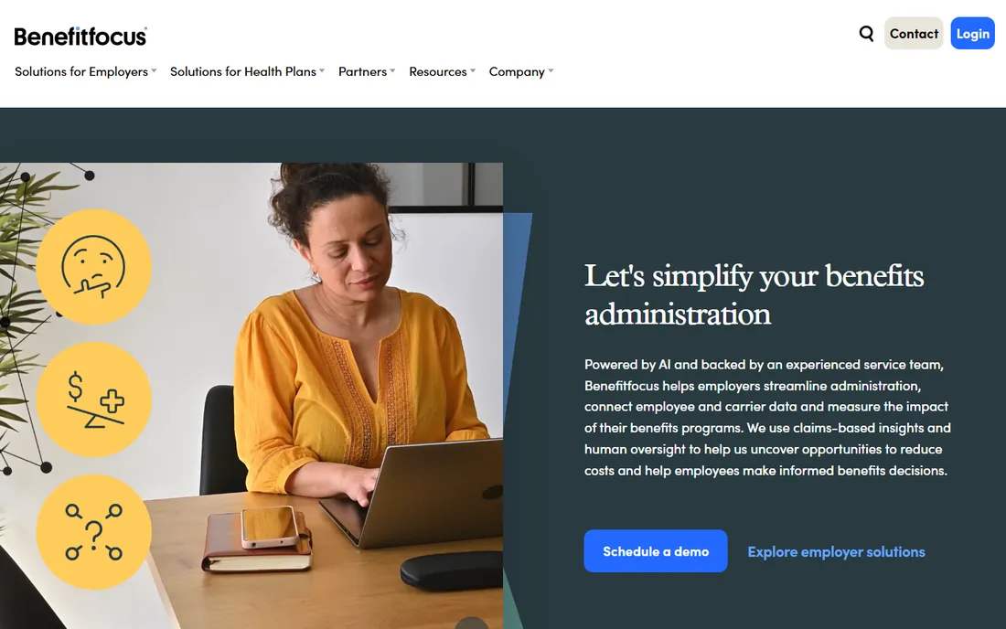 Benefitfocus homepage
