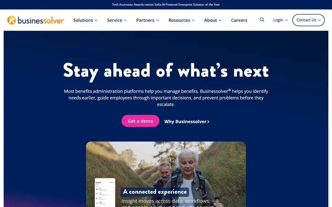 Businessolver homepage