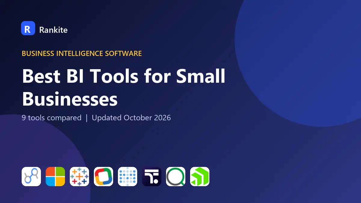 Best BI Tools for Small Businesses in 2026: 9 Tools Compared