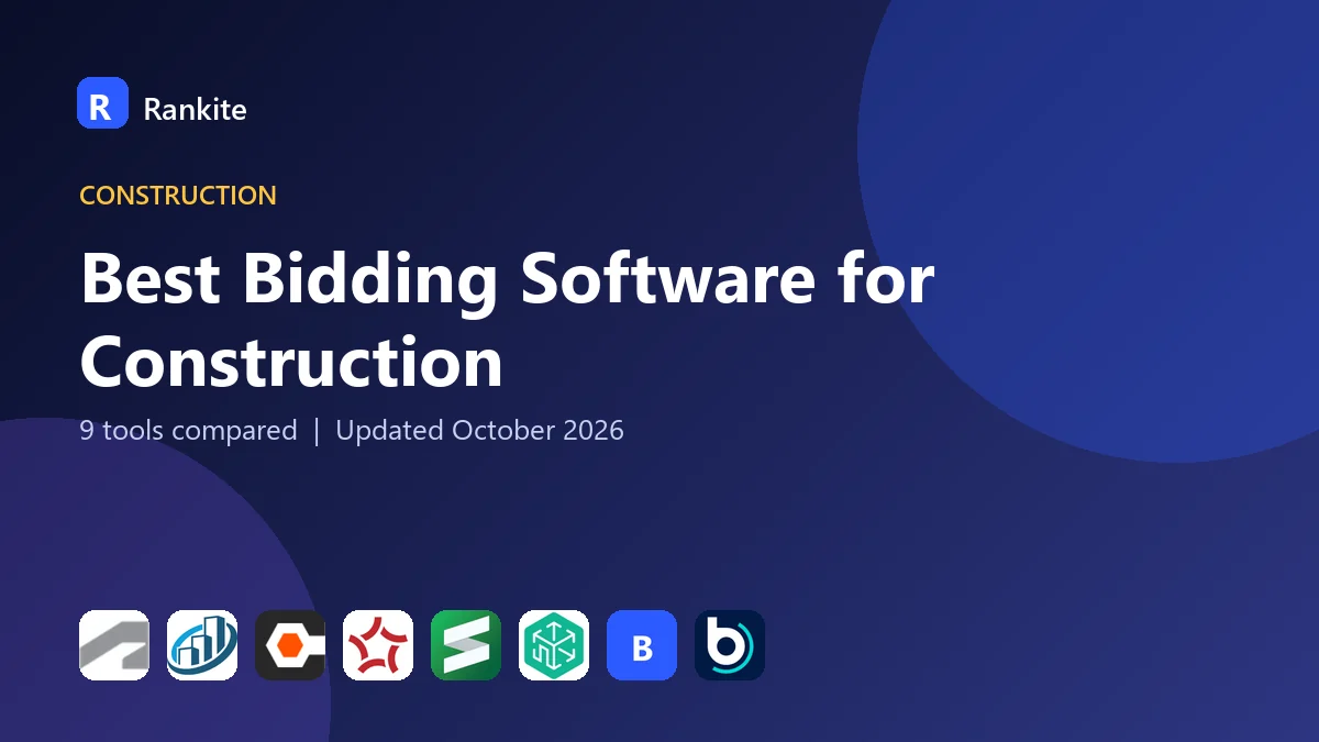 Best Bidding Software for Construction in 2026: 9 Tools Compared