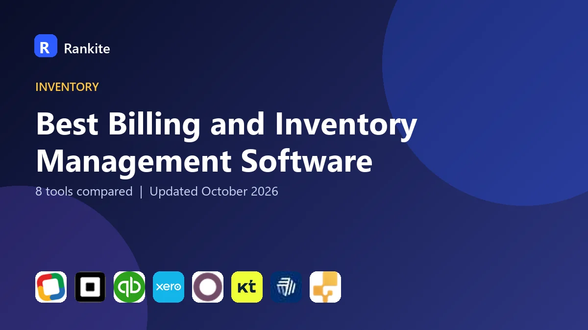 Best Billing and Inventory Management Software in 2026: 8 Tools Compared
