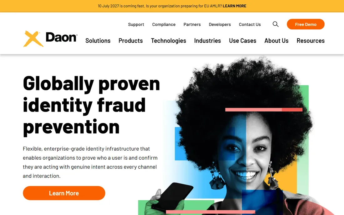 Daon homepage