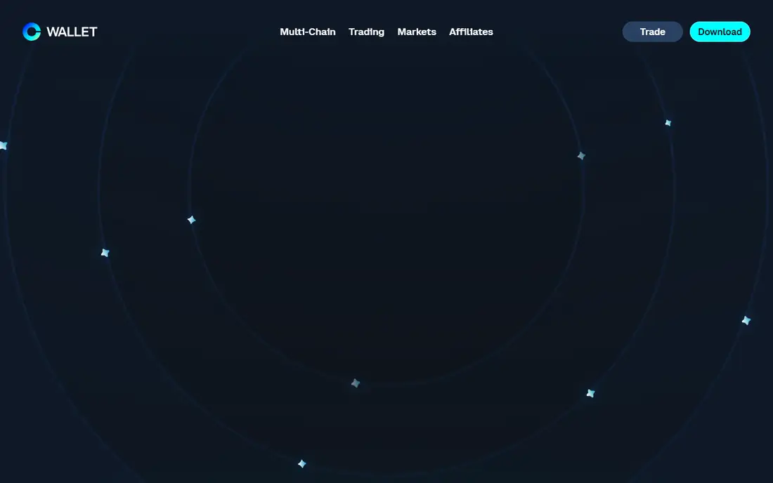 Coinbase Wallet homepage