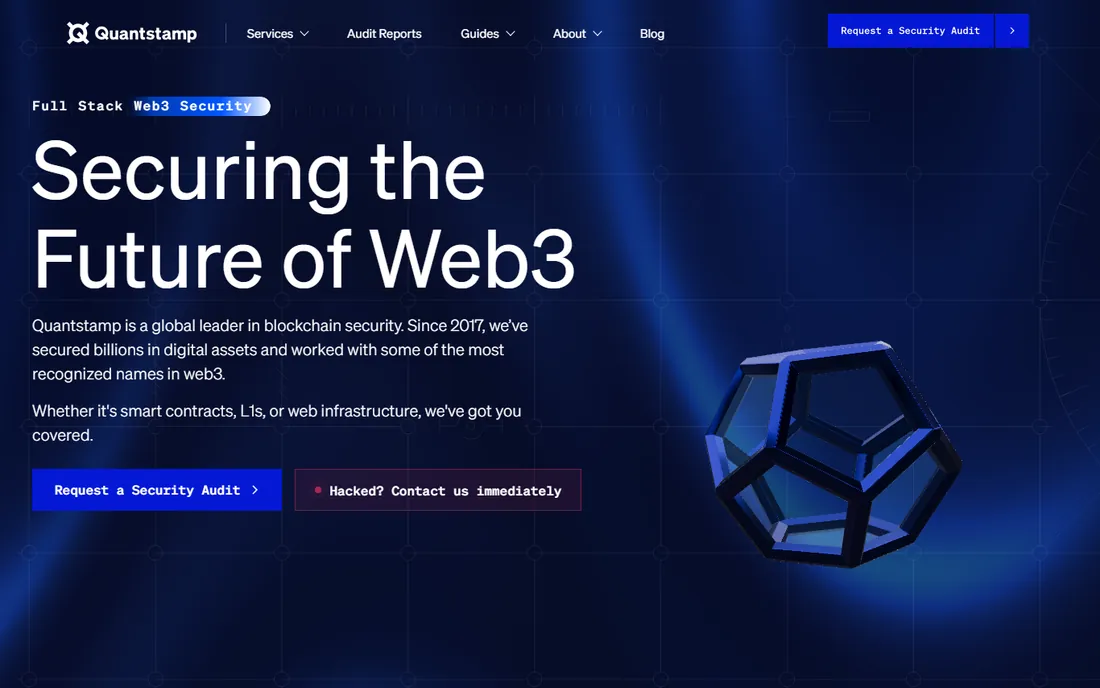 Quantstamp homepage