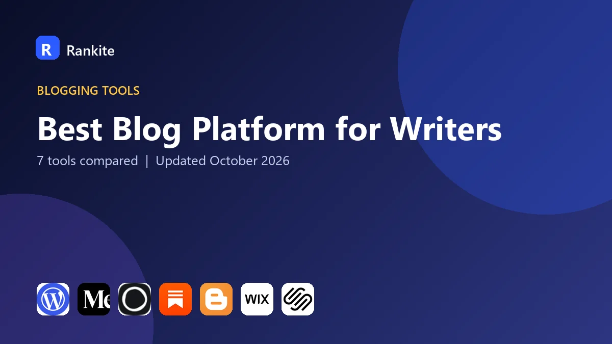 Best Blog Platform for Writers: 7 Tools Compared