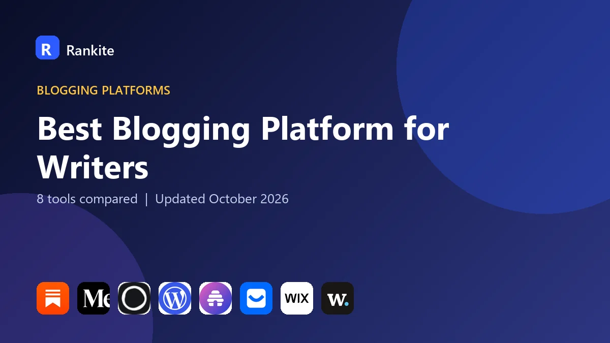 Best Blogging Platform for Writers: 8 Tools Compared