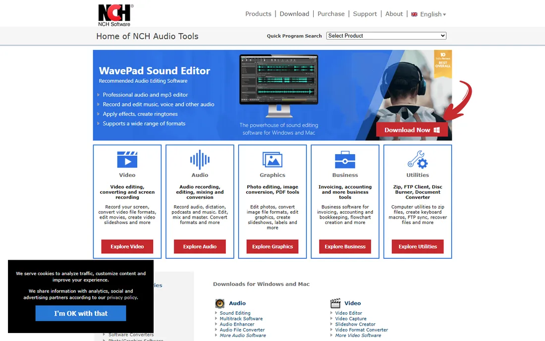 Express Burn homepage