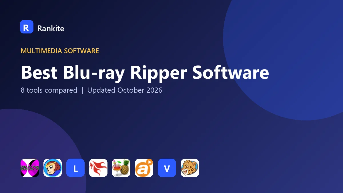Best Blu-ray Ripper Software in 2026: 8 Tools Compared