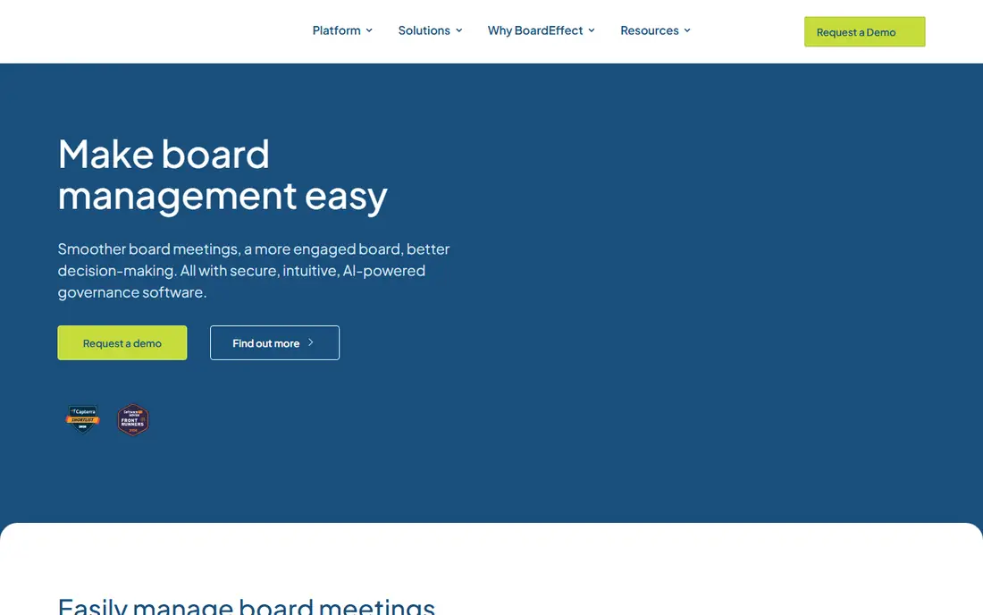 BoardEffect homepage