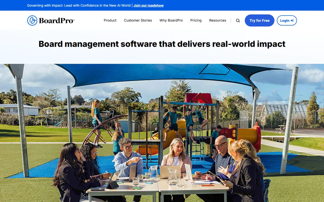 BoardPro homepage