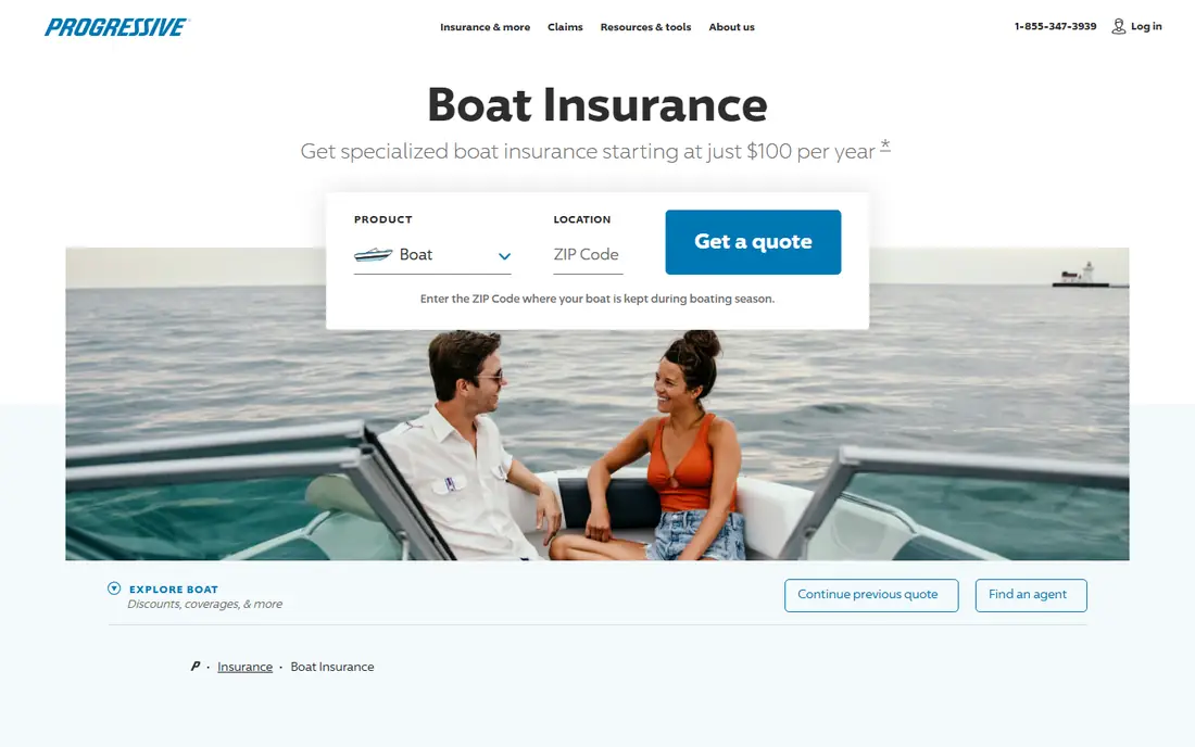 Progressive homepage