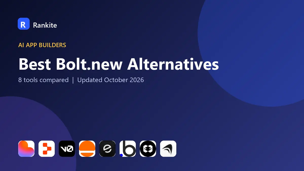 Best Bolt.new Alternatives in 2026: 8 AI App Builders Compared