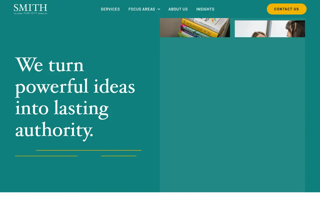 Smith Publicity homepage