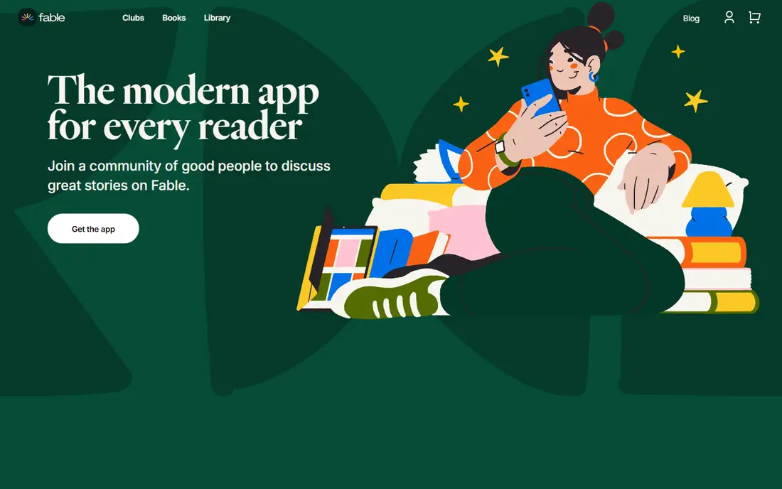Fable homepage