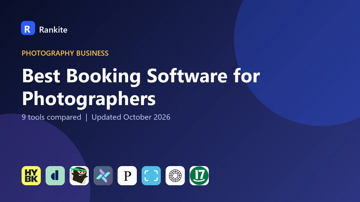 Best Booking Software for Photographers: 9 Tools Compared
