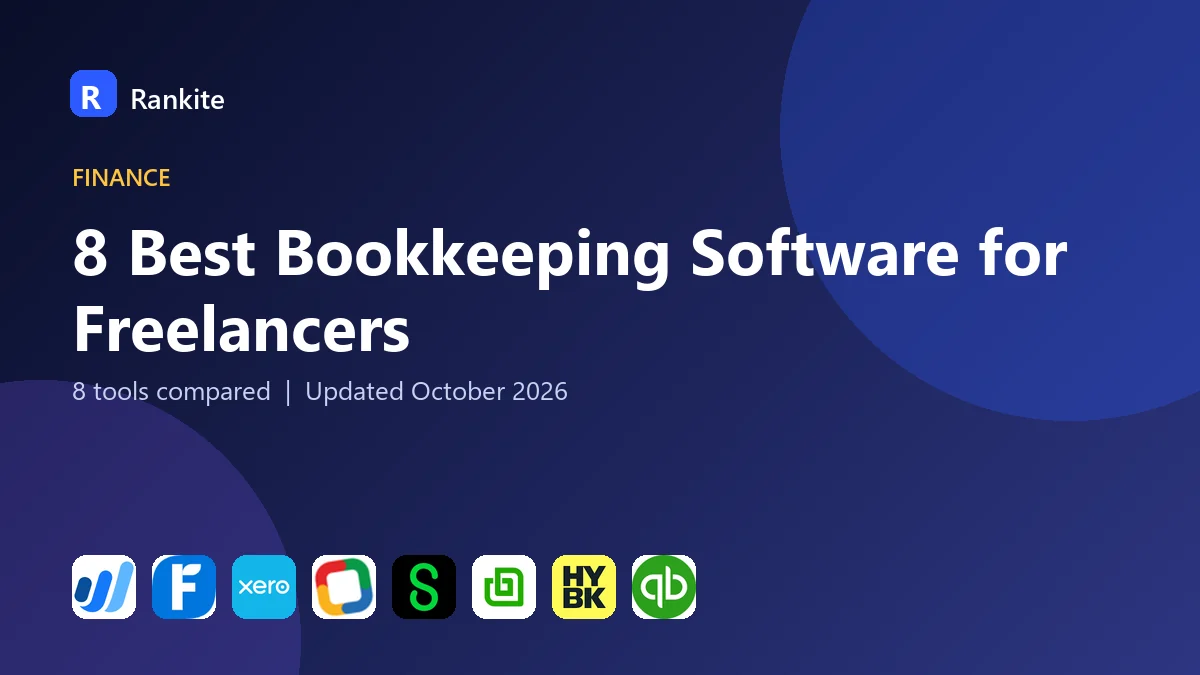 8 Best Bookkeeping Software for Freelancers: 8 Tools Compared