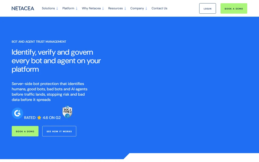 Netacea homepage