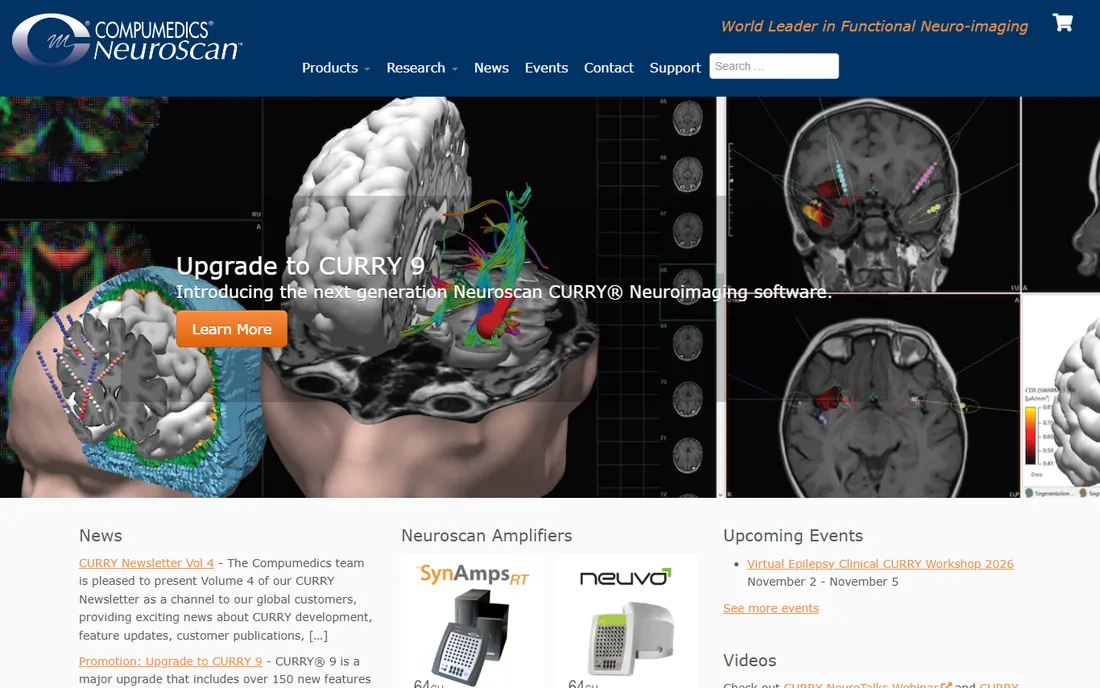 CURRY Neuroimaging Suite homepage