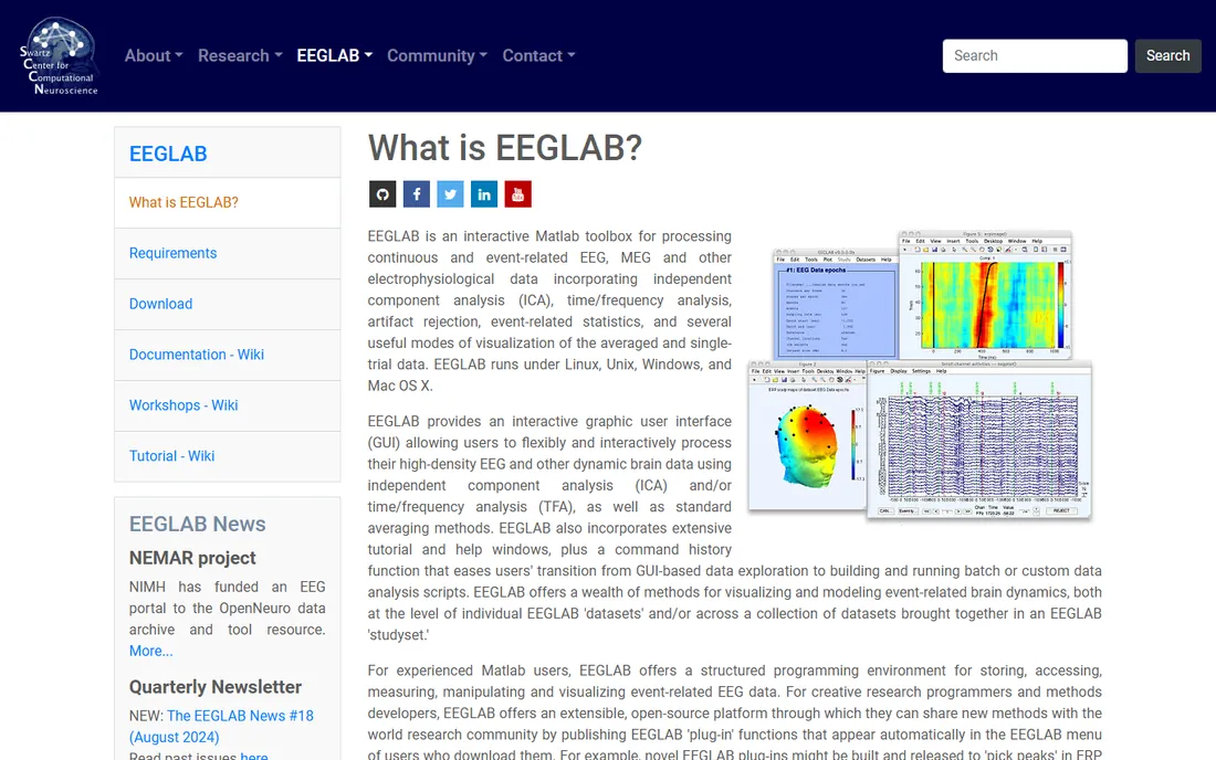 EEGLAB homepage