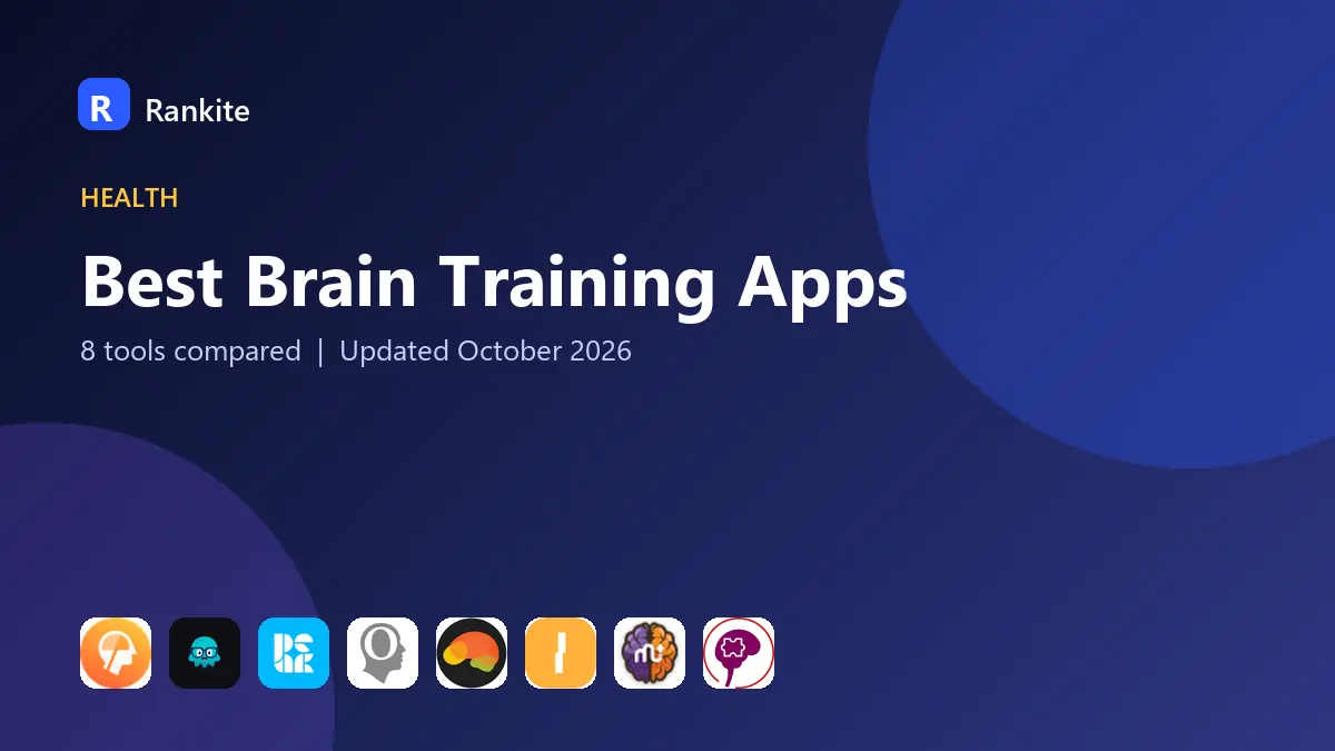Best Brain Training Apps in 2026: 8 Tools Compared