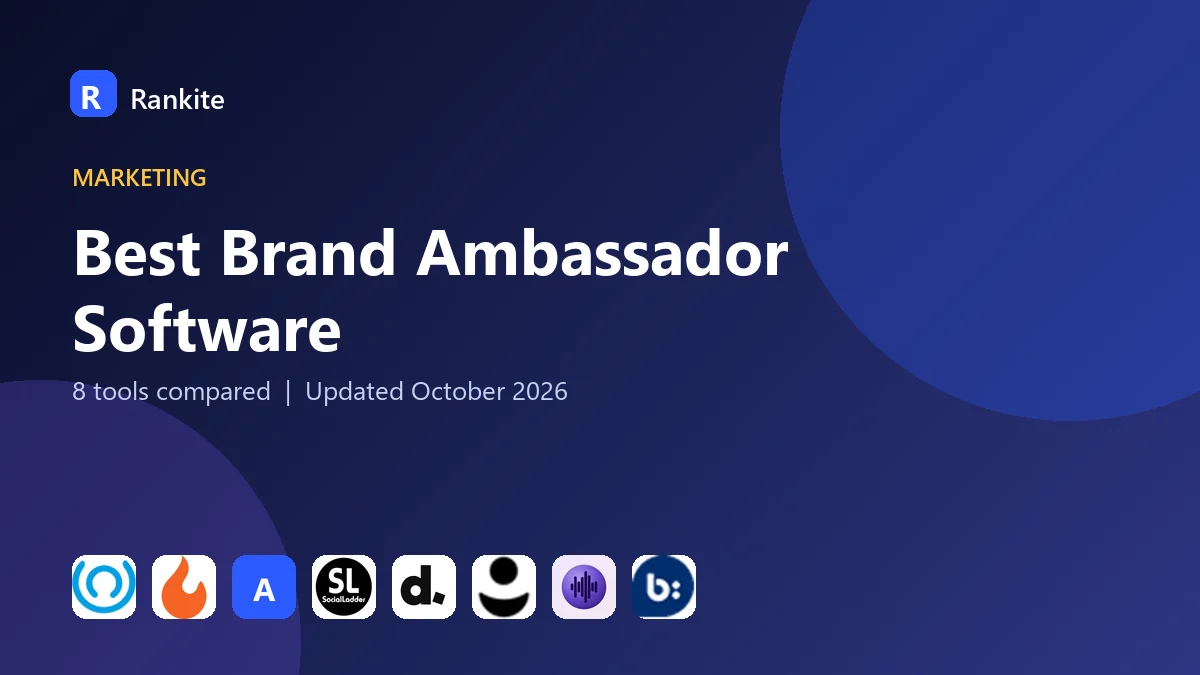 Best Brand Ambassador Software in 2026: 8 Tools Compared