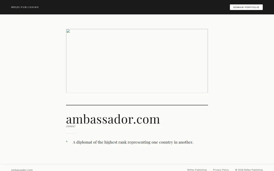 Ambassador homepage