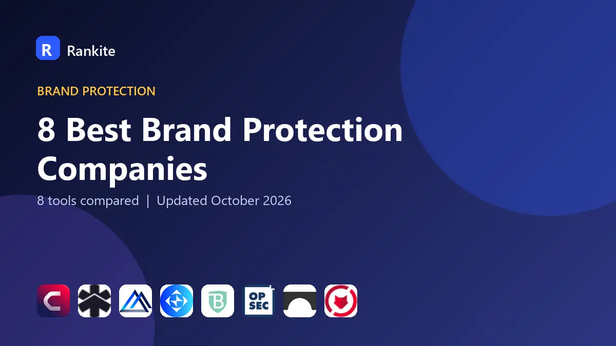 8 Best Brand Protection Companies in 2026: 8 Tools Compared