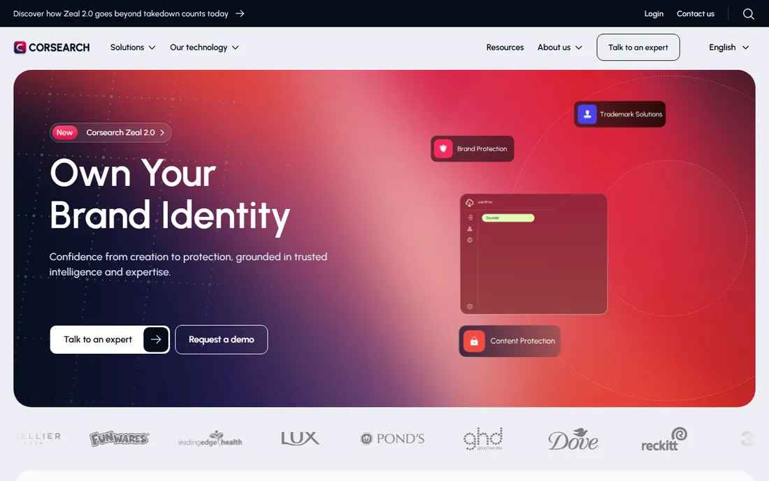 Corsearch homepage