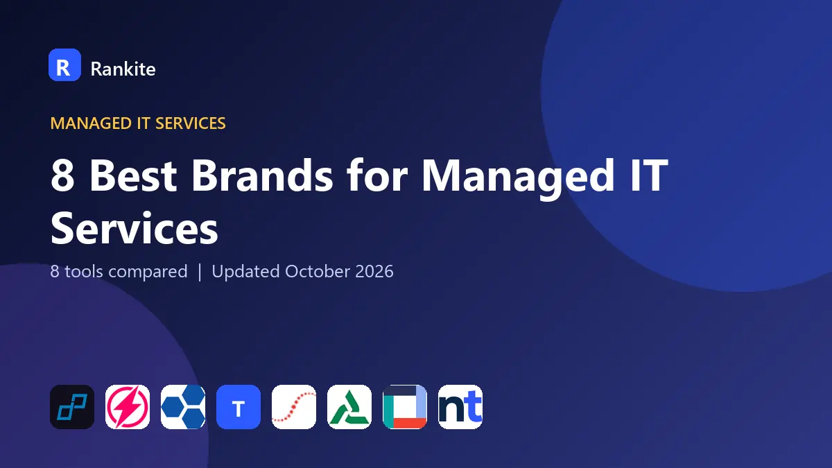 8 Best Brands for Managed IT Services: 8 Tools Compared
