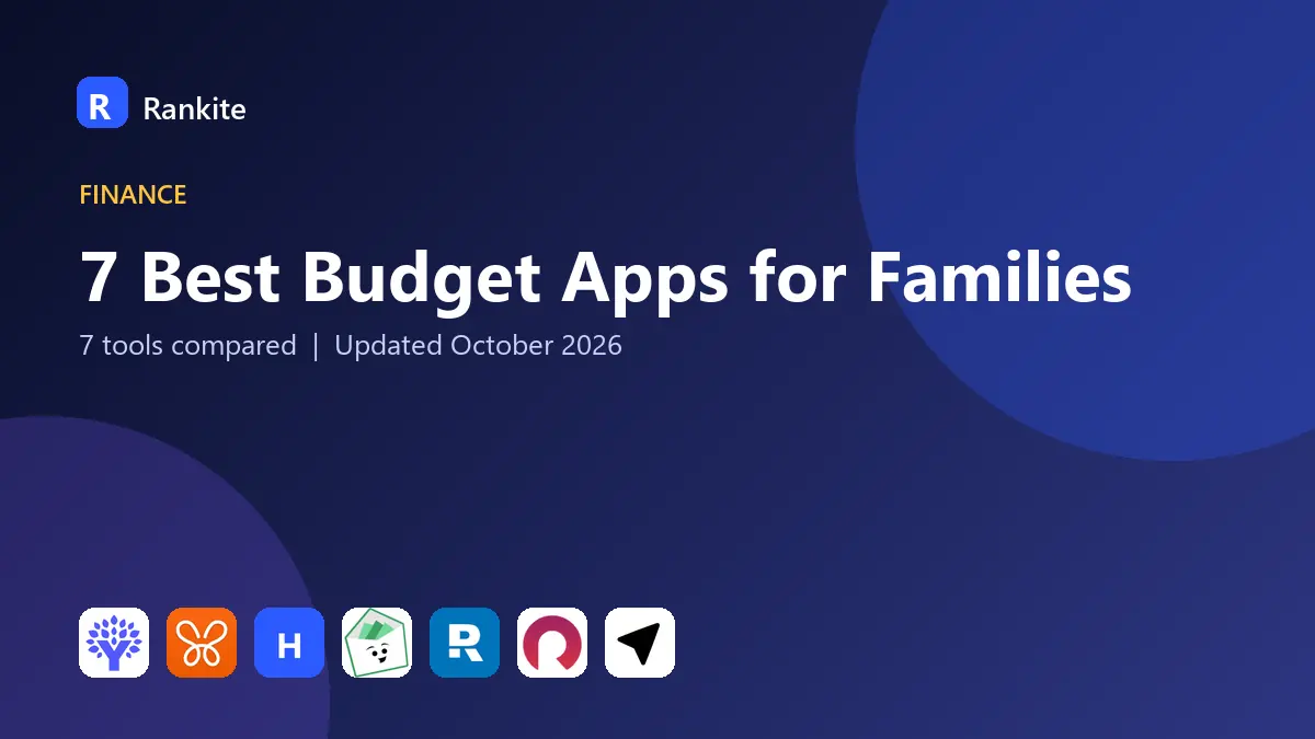 7 Best Budget Apps for Families in 2026: 7 Tools Compared