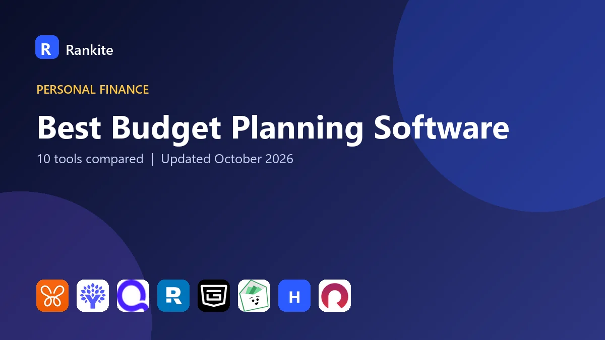 Best Budget Planning Software in 2026: 10 Tools Compared